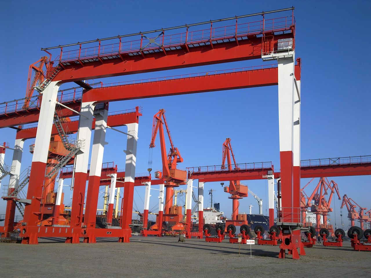 輪胎式集裝箱起重機