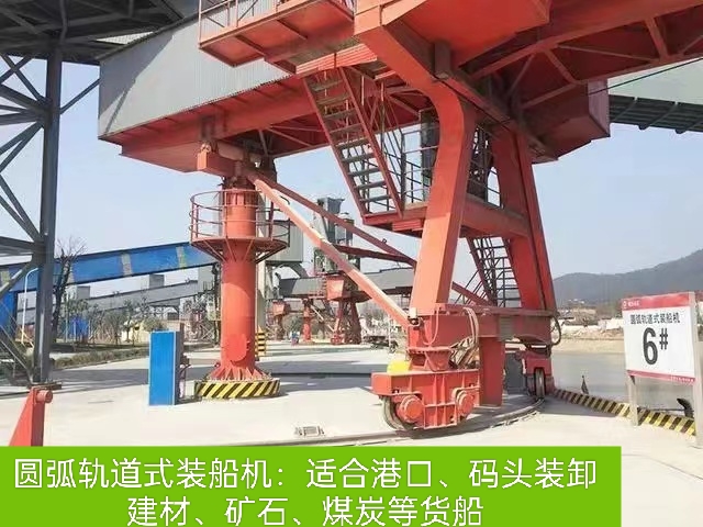 弧型軌道式裝船機