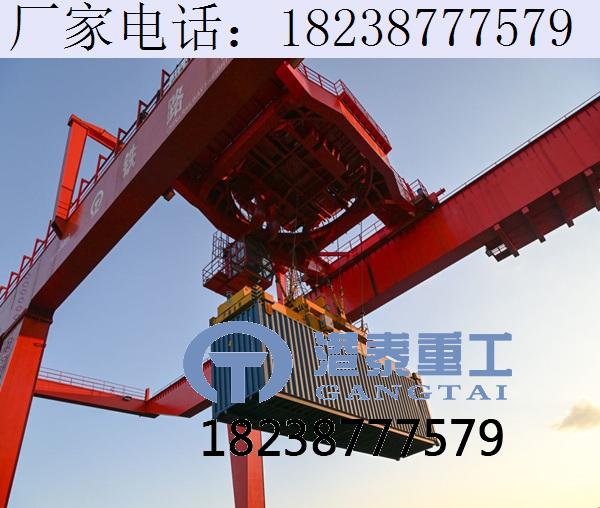 山東煙臺輪胎式集裝箱起重機生產銷售